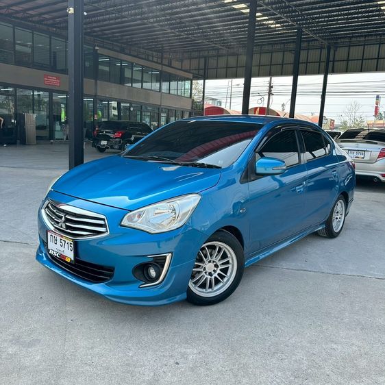 รถ Mitsubishi Attrage 1.2 GLS LTD สี ฟ้า