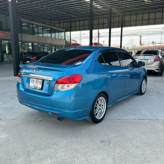 Mitsubishi Attrage 2014 1.2 GLS LTD Sedan เบนซิน ไม่ติดแก๊ส เกียร์อัตโนมัติ ฟ้า รูปที่ 2