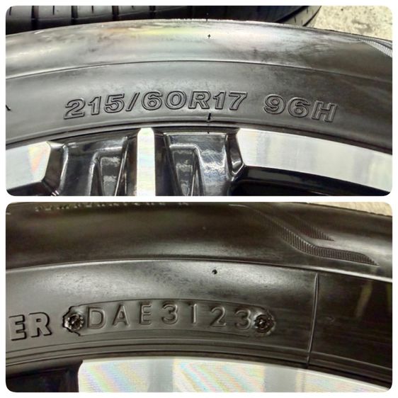 ล้อแม็ก HONDA HRV ขอบ 17”  ยาง BRIDGESTONE 215-60R17 ปี 23 พร้อมใช้งาน รูปที่ 9