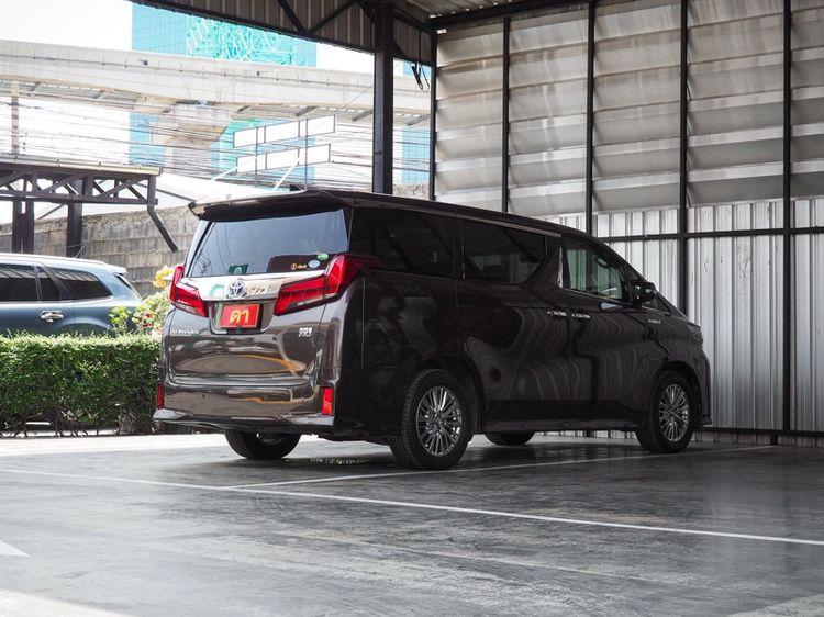 Toyota Alphard 2019 2.5 Hybrid SR C-Package E-Four 4WD Utility-car ไฮบริด ไม่ติดแก๊ส เกียร์อัตโนมัติ น้ำตาล รูปที่ 4