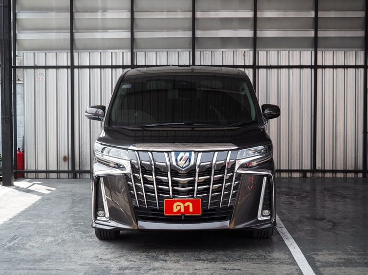 Toyota Alphard 2019 2.5 Hybrid SR C-Package E-Four 4WD Utility-car ไฮบริด ไม่ติดแก๊ส เกียร์อัตโนมัติ น้ำตาล รูปที่ 2