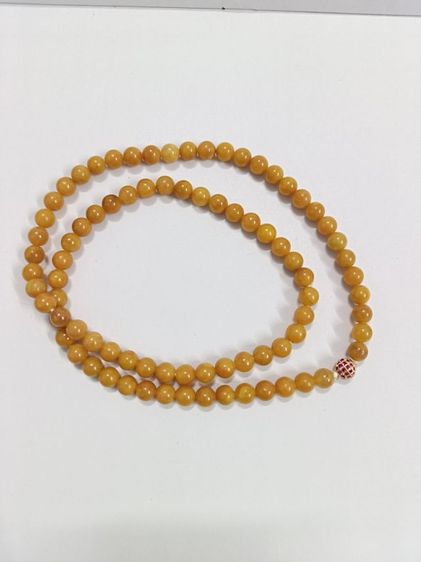 สร้อยคอหยกน้ำผึ้ง หยกแท้ รูปที่ 4