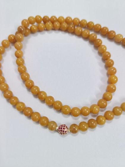 สร้อยคอหยกน้ำผึ้ง หยกแท้ รูปที่ 5