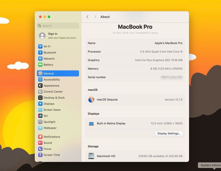 MacBook Pro (13.3-inch,2019 Two Thunderbolt 3 ports) Ram8GB SSD256GB SpaceGray  รูปที่ 12