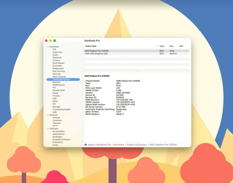 MacBook Pro 16-inch 2019 Intel Core i7 Ram16GB SSD512GB SpaceGray รูปที่ 14