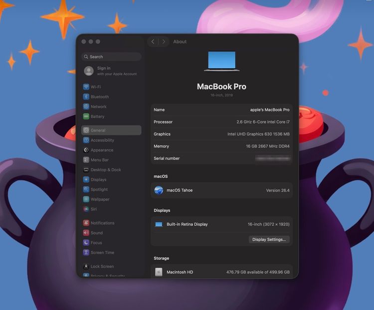 MacBook Pro 16-inch 2019 Intel Core i7 Ram16GB SSD512GB SpaceGray รูปที่ 12
