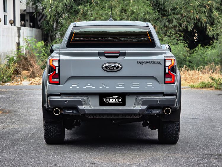 Ford Ranger 2022 Raptor 3.0L V6 Twin-Turbo EcoBoost 4x4 Pickup เบนซิน ไม่ติดแก๊ส เกียร์อัตโนมัติ เทา รูปที่ 4