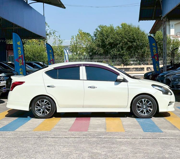 Nissan Almera 2019 1.2 E Sportech Sedan เบนซิน ไม่ติดแก๊ส เกียร์อัตโนมัติ ขาว รูปที่ 2