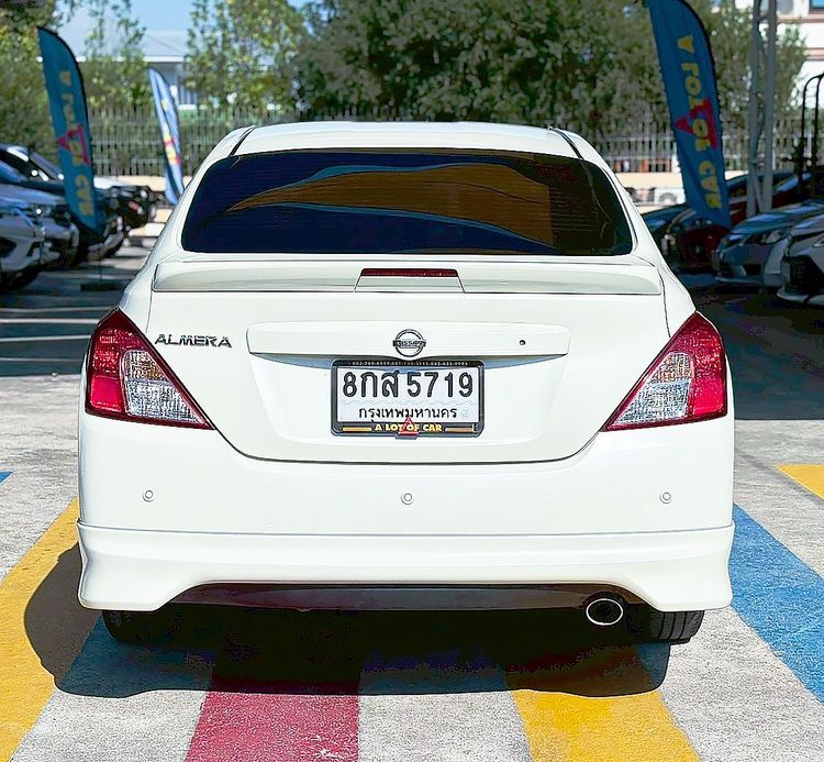 Nissan Almera 2019 1.2 E Sportech Sedan เบนซิน ไม่ติดแก๊ส เกียร์อัตโนมัติ ขาว รูปที่ 4