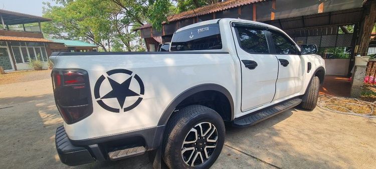 Ford Ranger 2022 2.0 Hi-Rider Sport Pickup ดีเซล ไม่ติดแก๊ส เกียร์อัตโนมัติ ขาว รูปที่ 3