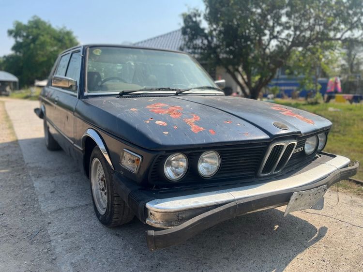 BMW Series 5 1980 520 Sedan เบนซิน เกียร์ธรรมดา น้ำเงิน รูปที่ 2