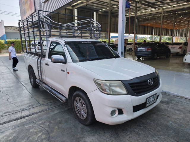Toyota Hilux Vigo 2011 2.7 Pickup เบนซิน LPG เกียร์ธรรมดา ขาว รูปที่ 4