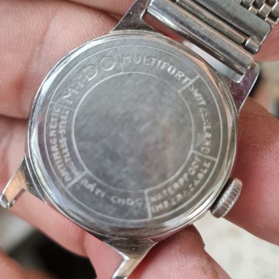 นาฬิกาวินเทจสวิส ยุค1960 ยี่ห้อ Mido รุ่น Multifort  ref.878214 หายาก สภาพดี รูปที่ 5