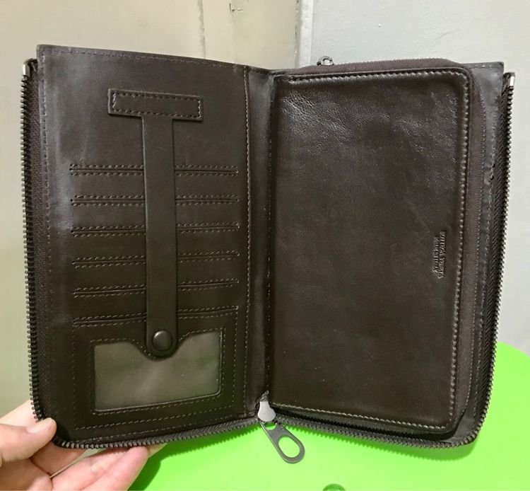 กระเป๋าหนีบ สีน้ำตาล มือสอง สภาพดี รูปที่ 3