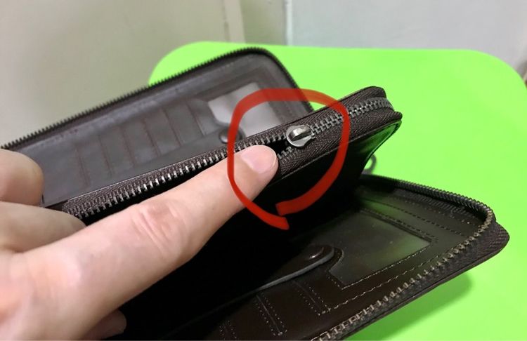 กระเป๋าหนีบ สีน้ำตาล มือสอง สภาพดี รูปที่ 14