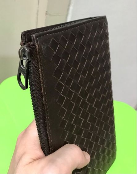 กระเป๋าหนีบ สีน้ำตาล มือสอง สภาพดี รูปที่ 12