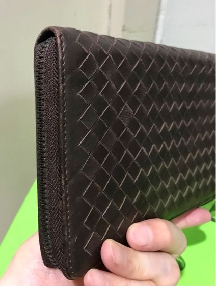 กระเป๋าหนีบ สีน้ำตาล มือสอง สภาพดี รูปที่ 11