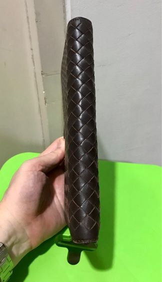 กระเป๋าหนีบ สีน้ำตาล มือสอง สภาพดี รูปที่ 9