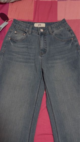 กางเกงยีนส์โพนี่ 9 ส่วน แบรนด์ YQ รูปที่ 4