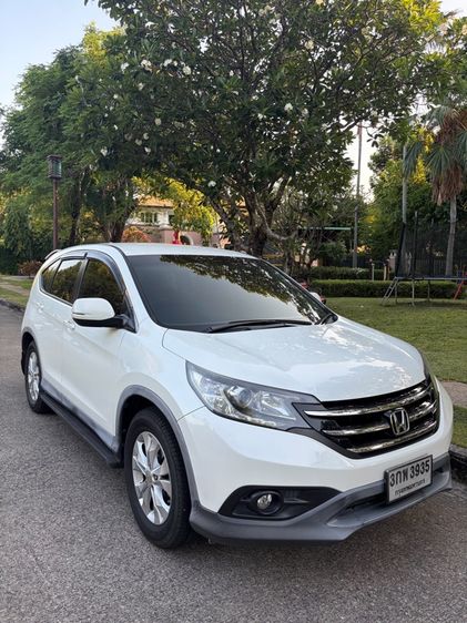 Honda CR-V 2014 2.0 E 4WD Utility-car เบนซิน ไม่ติดแก๊ส เกียร์อัตโนมัติ ขาว รูปที่ 2