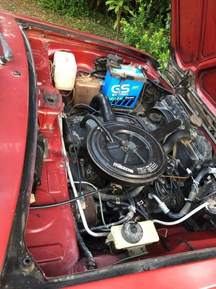 Mazda Familia 1980 1.4 STD Van เบนซิน ไม่ติดแก๊ส เกียร์ธรรมดา แดง รูปที่ 2