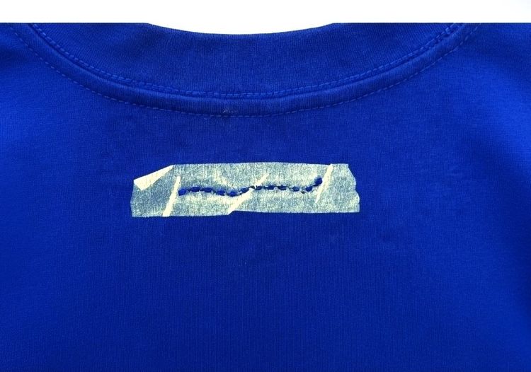 ADER ERROR Tape Logo Graphic T-shirt  Spring and Summer  รูปที่ 8