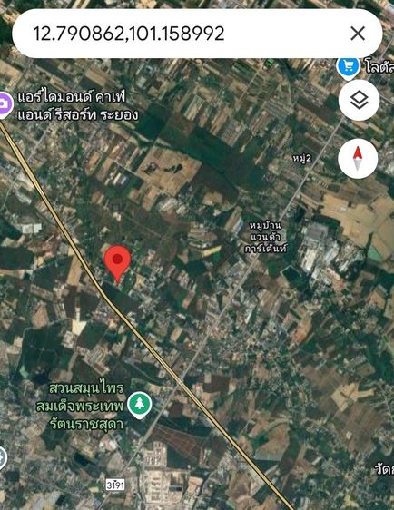 ขายที่ดินพร้อมบ้านสองชั้น ติดถนนหลักสาย บางนา-ตราด แยกมาบข่า จ.ระยอง รูปที่ 2