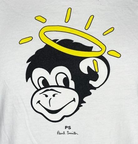 Paul Smith Halo Graphic Monkey T-Shirt รูปที่ 3