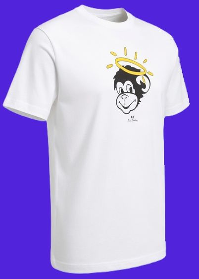 Paul Smith Halo Graphic Monkey T-Shirt รูปที่ 5