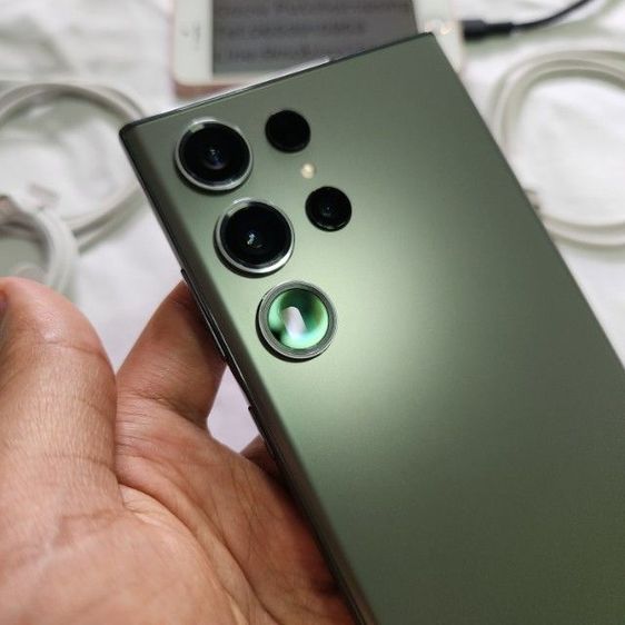 Samsung S23ultra 5G 256g เคลมจอและแบตมาใหม่ ประกันเคลม90วัน  สีขาว ชมพู Green สภาพสวยดูดี  รอยนิด  รูปที่ 11