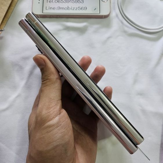 Samsung S23ultra 5G 256g เคลมจอและแบตมาใหม่ ประกันเคลม90วัน  สีขาว ชมพู Green สภาพสวยดูดี  รอยนิด  รูปที่ 10