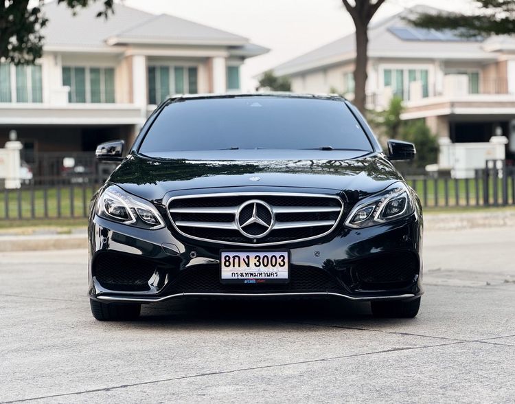 Mercedes-Benz E-Class 2015 E300 Sedan ดีเซล ไม่ติดแก๊ส เกียร์อัตโนมัติ ดำ รูปที่ 2