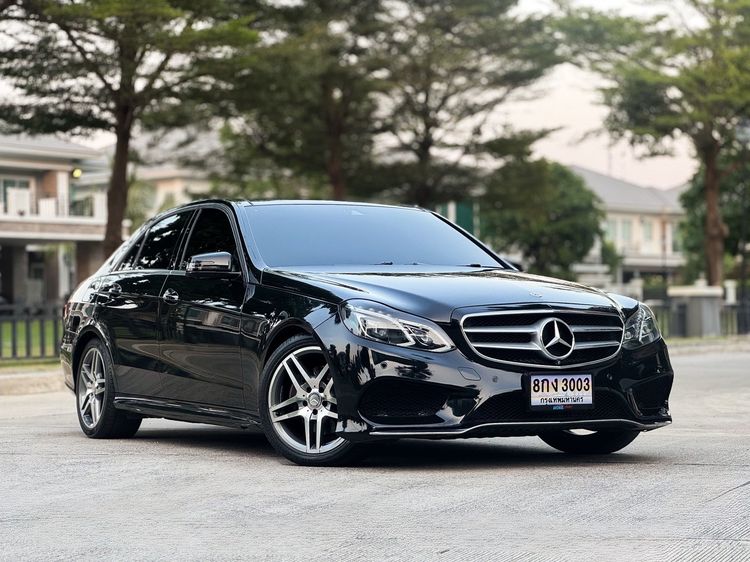 Mercedes-Benz E-Class 2015 E300 Sedan ดีเซล ไม่ติดแก๊ส เกียร์อัตโนมัติ ดำ รูปที่ 3