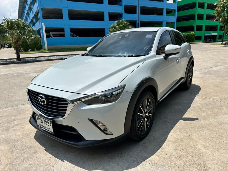 Mazda CX-3 2016 1.5 XDL Sedan ดีเซล ไม่ติดแก๊ส เกียร์อัตโนมัติ ขาว รูปที่ 3