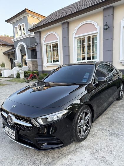 Mercedes-Benz A-Class 2022 A200 Sedan เบนซิน ไม่ติดแก๊ส เกียร์อัตโนมัติ ดำ รูปที่ 4