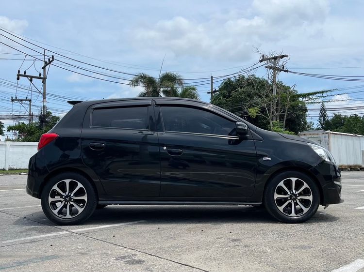 Mitsubishi Mirage 2017 1.2 GLS Sedan เบนซิน ไม่ติดแก๊ส เกียร์อัตโนมัติ ดำ รูปที่ 4