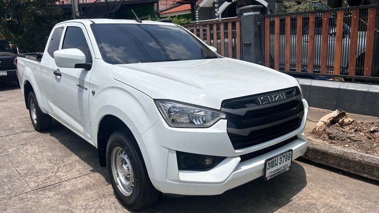 Isuzu D-MAX 2022 1.9 S Pickup ดีเซล เกียร์ธรรมดา ขาว รูปที่ 2