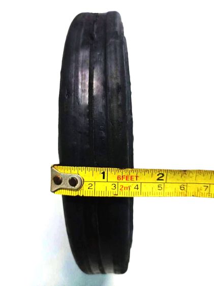 ล้อรถเข็น 8 นิ้ว 3 ล้อ + ลูกปืนใหม่ 6204 พร้อมใช้งาน รูปที่ 2