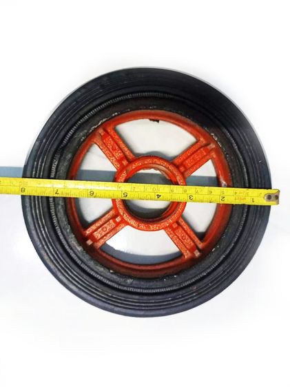 ล้อรถเข็น 8 นิ้ว 3 ล้อ + ลูกปืนใหม่ 6204 พร้อมใช้งาน รูปที่ 3