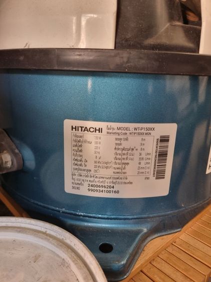 ปั๊มน้ำ 150 วัตต์ ยี่ห้อ Hitachi รุ่น WT-P150XX  รูปที่ 2