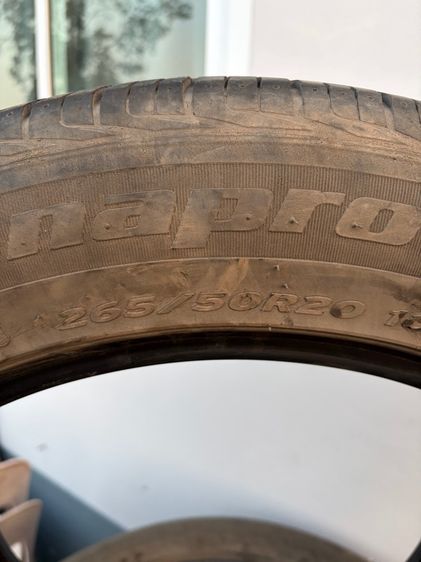 ขายยางมือสอง 4เส้น 265 50 R20 ขอบ20 hankook HP2 ปี19 รูปที่ 3
