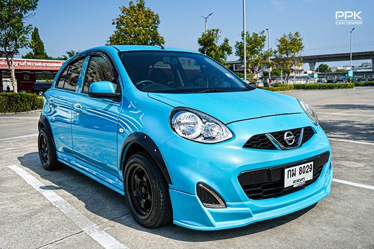 Nissan March 2020 1.2 E Sedan เบนซิน ไม่ติดแก๊ส เกียร์อัตโนมัติ ฟ้า รูปที่ 3