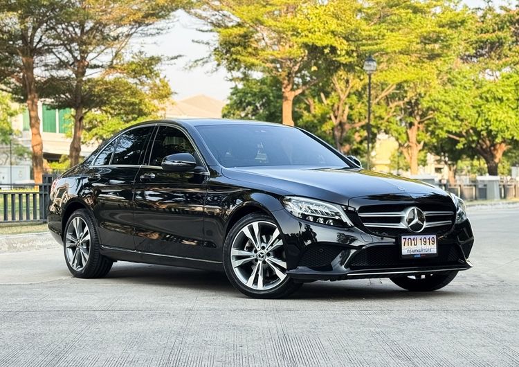 Mercedes-Benz C-Class 2022 C220 Sedan ดีเซล ไม่ติดแก๊ส เกียร์อัตโนมัติ ดำ รูปที่ 3