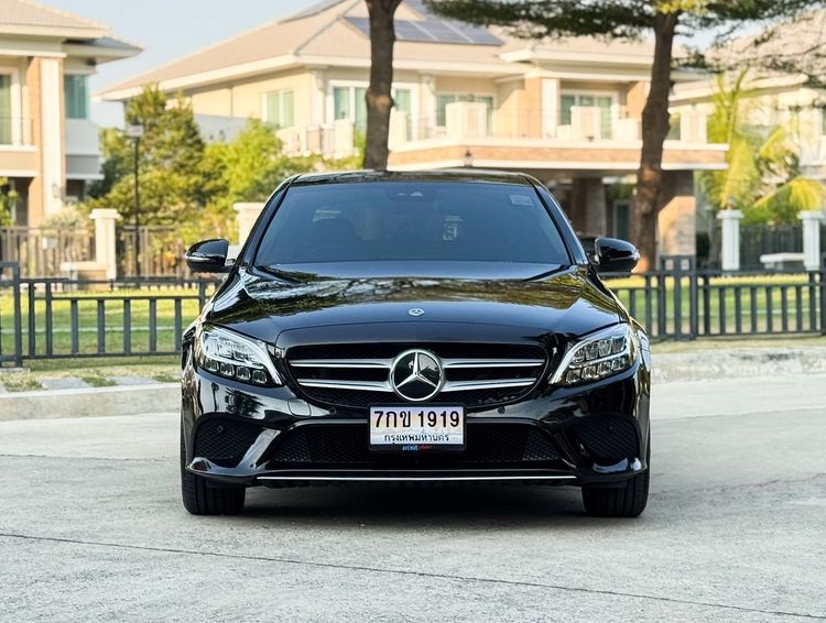 Mercedes-Benz C-Class 2022 C220 Sedan ดีเซล ไม่ติดแก๊ส เกียร์อัตโนมัติ ดำ รูปที่ 2