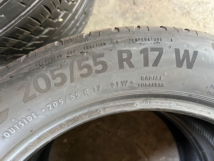 ยาง Continantal 205 55 17 ปี23 คู่ 1200 บาท EV รูปที่ 6