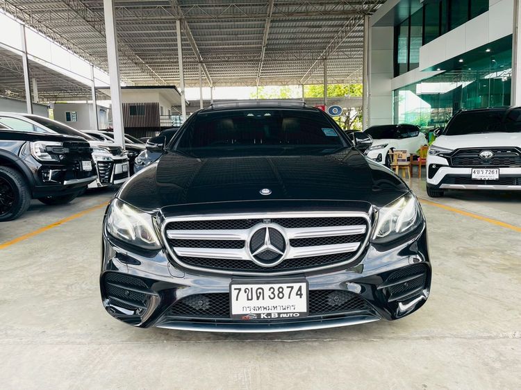 Mercedes-Benz E-Class 2017 E220 Sedan ดีเซล ไม่ติดแก๊ส เกียร์อัตโนมัติ ดำ รูปที่ 2