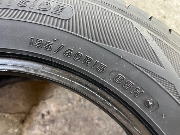 ยาง Dunlop 195 60 15 คู่ 800 บาท รูปที่ 5