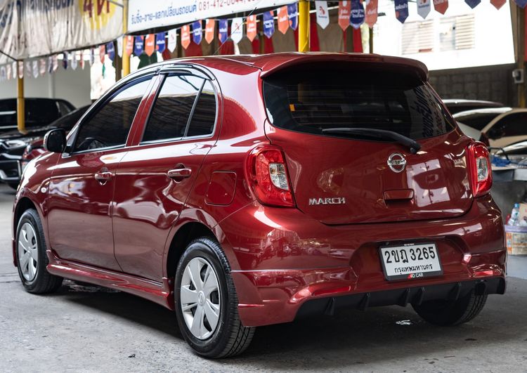 Nissan March 2021 1.2 E Sedan เบนซิน ไม่ติดแก๊ส เกียร์อัตโนมัติ แดง รูปที่ 3
