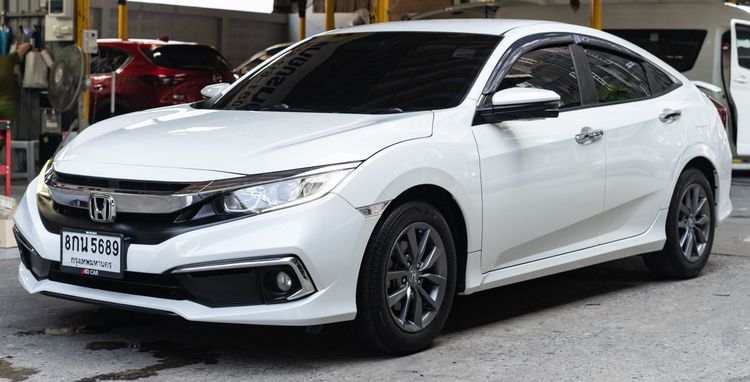 Honda Civic 2019 1.8 EL i-VTEC Sedan เบนซิน ไม่ติดแก๊ส เกียร์อัตโนมัติ ขาว รูปที่ 2