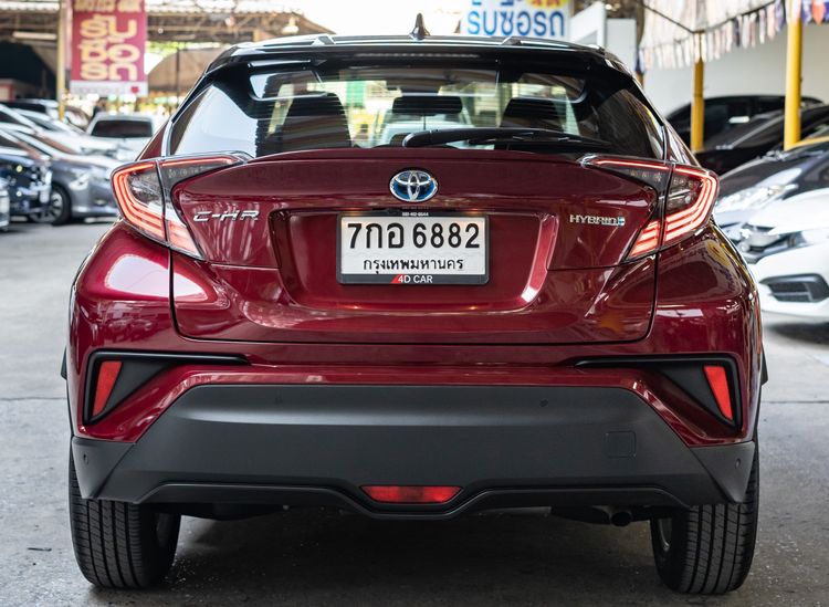 Toyota C-HR 2018 1.8 HV Hi Utility-car ไฮบริด ไม่ติดแก๊ส เกียร์อัตโนมัติ แดง รูปที่ 4